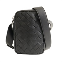 BOTTEGA VENETA BV 寶緹嘉 Intrecciato Travel 肩背包 黑色 牛皮 729296