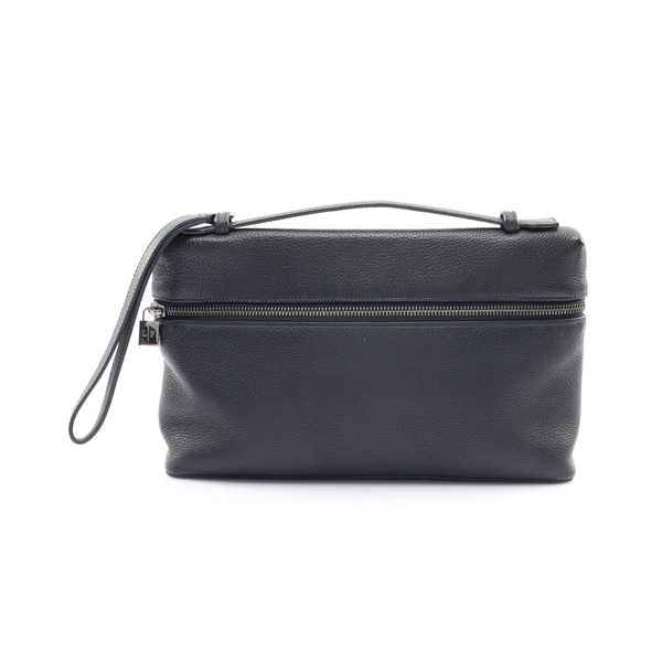 Loro Piana 諾悠翩雅 Extra Pouch 29 手拿包 黑色 牛皮 FAN9085