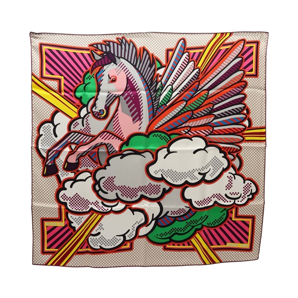 HERMES 愛馬仕 Pegase Pop Scarf 70 方巾 多色 絲綢