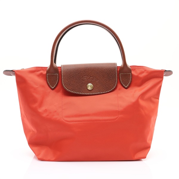 Longchamp 瓏驤 Le Pliage Original 手提包 橘紅色 帆布 L1621089P94