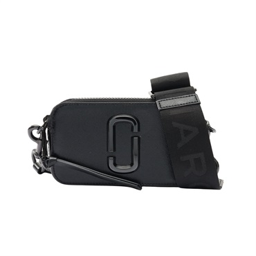 MARC JACOBS 馬克·雅各布斯 The Snapshot Airbrush Camera 肩背包 黑色 牛皮 M0014867