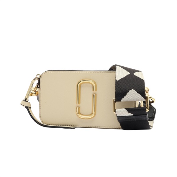 MARC JACOBS 馬克·雅各布斯 The Snapshot Airbrush Camera 肩背包 米色牛皮 M0012007