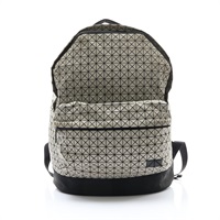 BAO BAO ISSEY MIYAKE 三宅一生 Daypack 後背包 灰色 PVC塗層帆布 BB69AG031